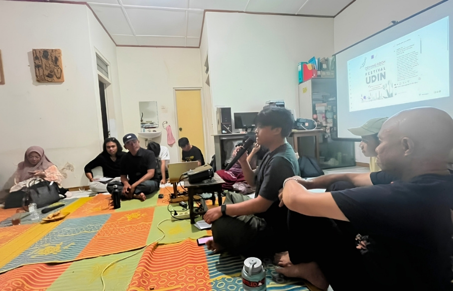 Diskusi pra-Festival Udin 2026 di Kantor AJI Yogyakarta. 